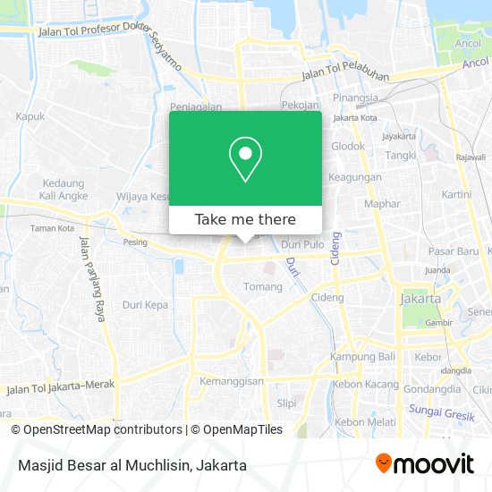 Masjid Besar al Muchlisin map