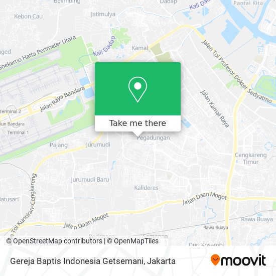 Gereja Baptis Indonesia Getsemani map