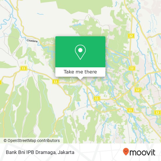 Bank Bni IPB Dramaga map