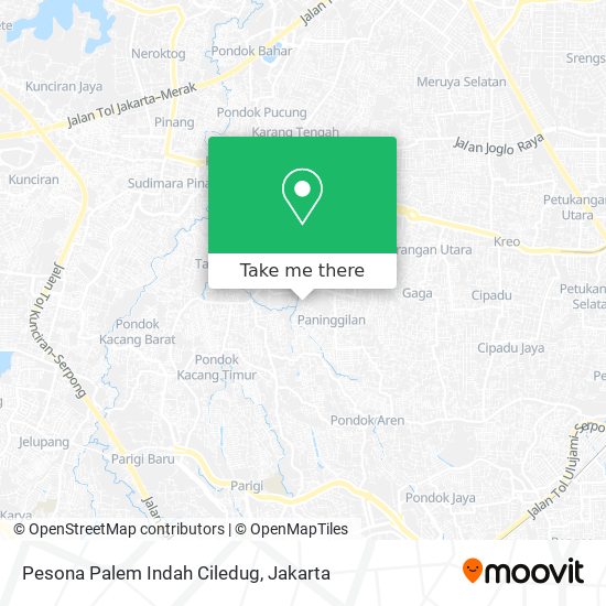 Pesona Palem Indah Ciledug map