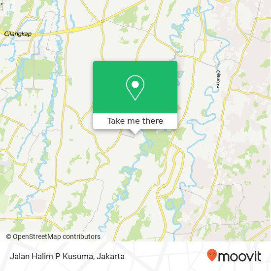 Jalan Halim P Kusuma, Jatiasih map