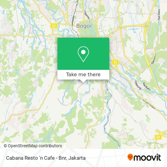 Cabana Resto 'n Cafe - Bnr map