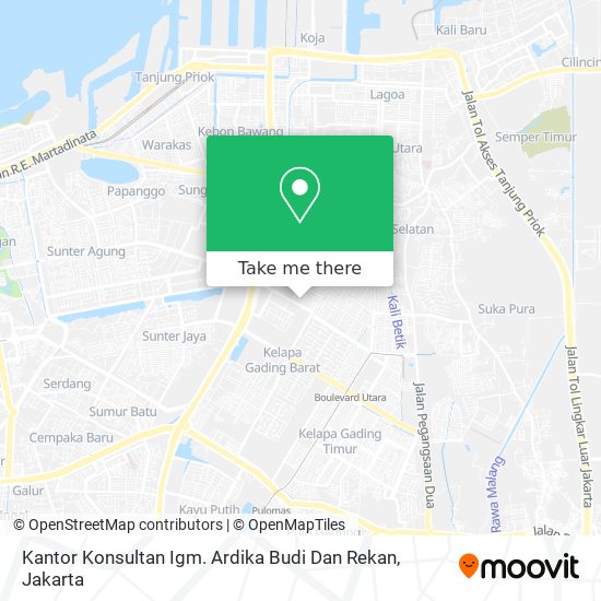 Kantor Konsultan Igm. Ardika Budi Dan Rekan map