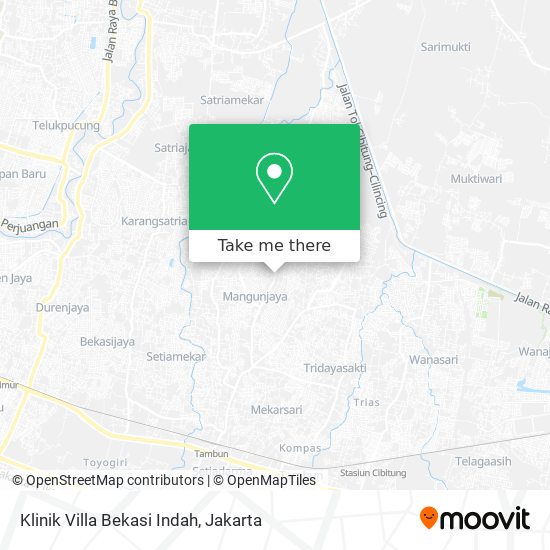Klinik Villa Bekasi Indah map