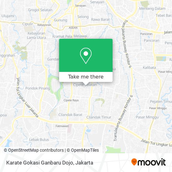 Karate Gokasi Ganbaru Dojo map