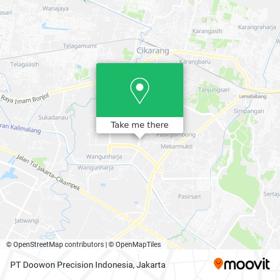 PT Doowon Precision Indonesia map