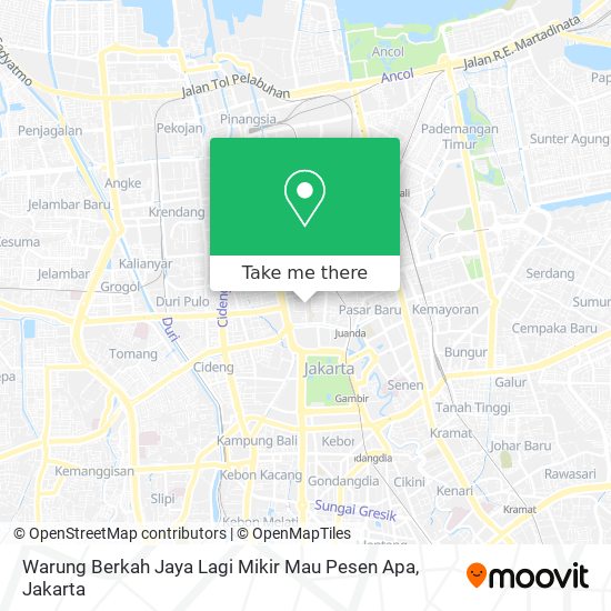 Warung Berkah Jaya Lagi Mikir Mau Pesen Apa map