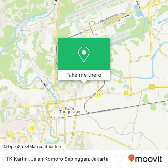 TK Kartini, Jalan Komoro Sepinggan map