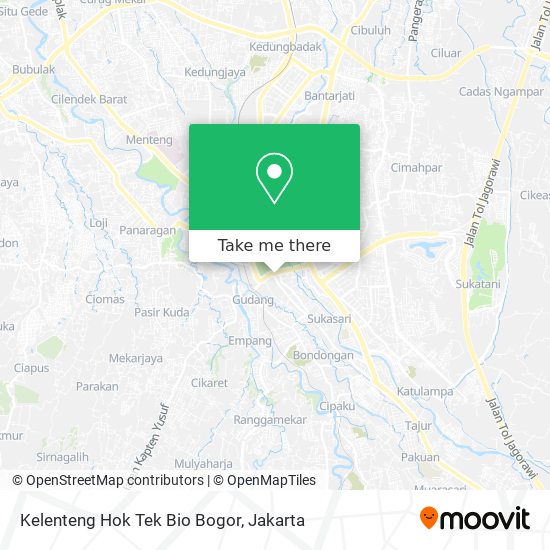 Kelenteng Hok Tek Bio Bogor map