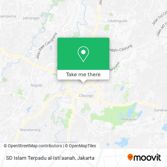 SD Islam Terpadu al-Isti'aanah map