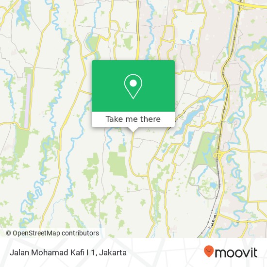 Jalan Mohamad Kafi I 1, Jagakarsa map