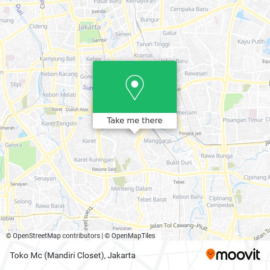 Toko Mc (Mandiri Closet) map