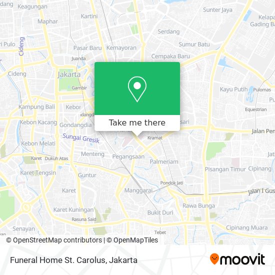 Funeral Home St. Carolus map