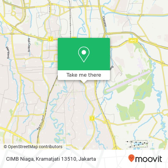 CIMB Niaga, Kramatjati 13510 map