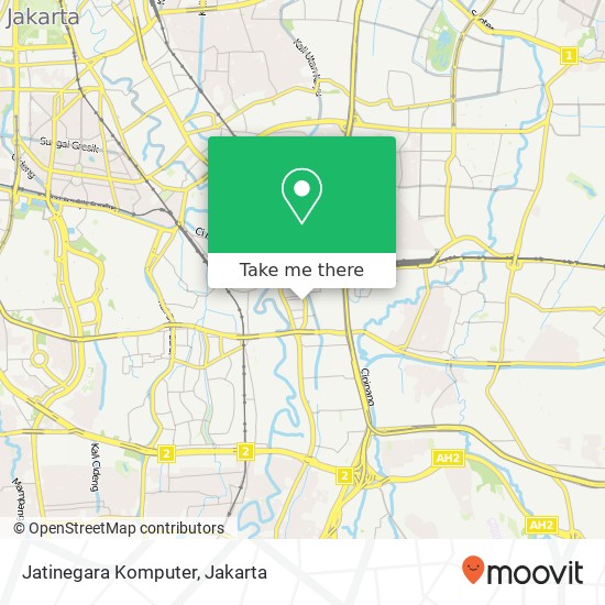 Jatinegara Komputer map