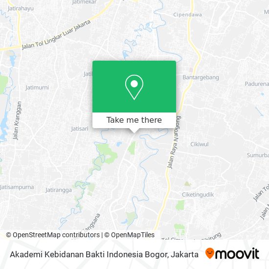 Akademi Kebidanan Bakti Indonesia Bogor map