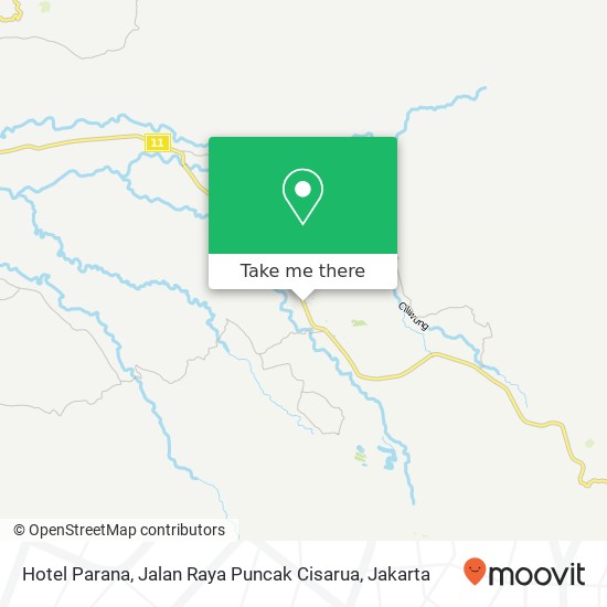 Hotel Parana, Jalan Raya Puncak Cisarua map