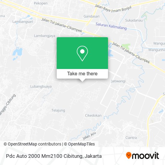 Pdc Auto 2000 Mm2100 Cibitung, Cikarang Barat map
