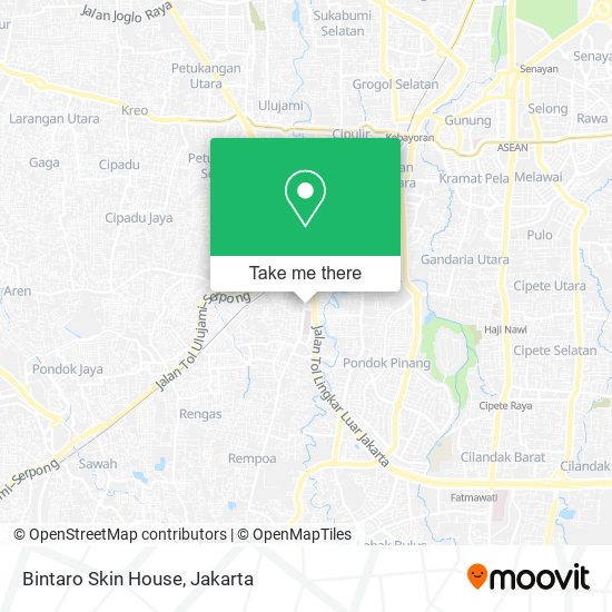 Bintaro Skin House map