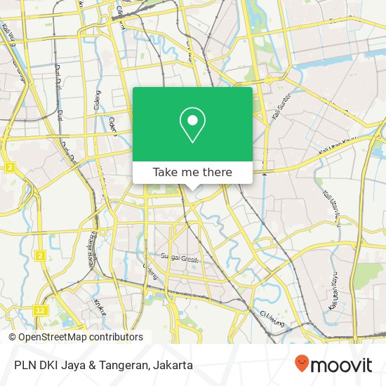 PLN DKI Jaya & Tangeran map