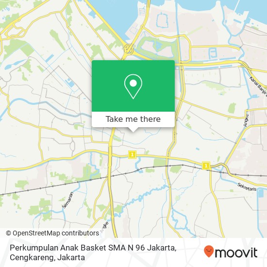 Perkumpulan Anak Basket SMA N 96 Jakarta, Cengkareng map