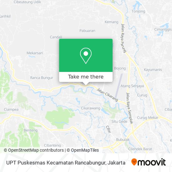 UPT Puskesmas Kecamatan Rancabungur map