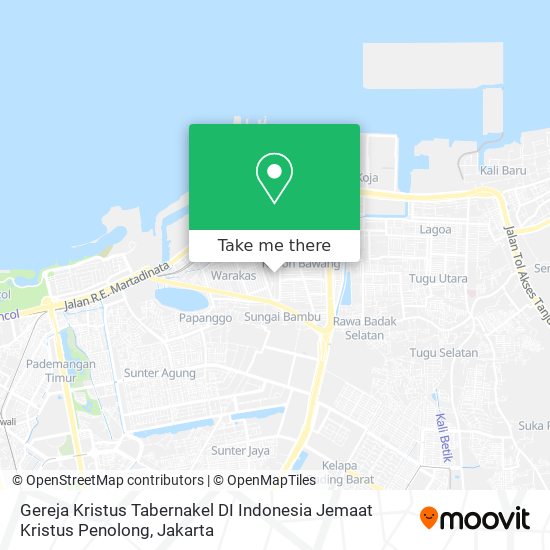 Gereja Kristus Tabernakel DI Indonesia Jemaat Kristus Penolong map