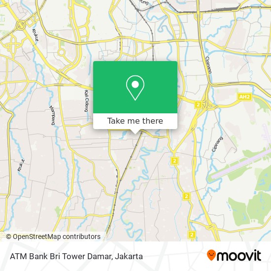 ATM Bank Bri Tower Damar map
