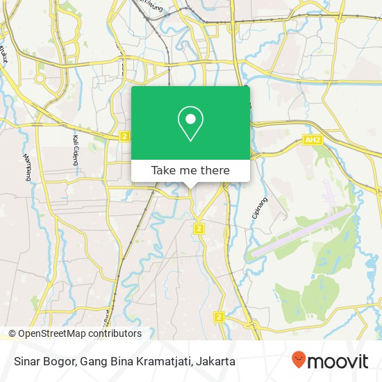 Sinar Bogor, Gang Bina Kramatjati map