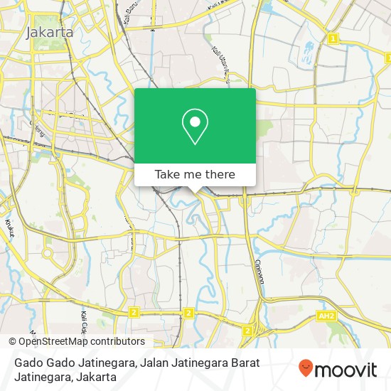 Gado Gado Jatinegara, Jalan Jatinegara Barat Jatinegara map