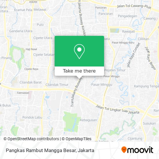 Pangkas Rambut Mangga Besar map