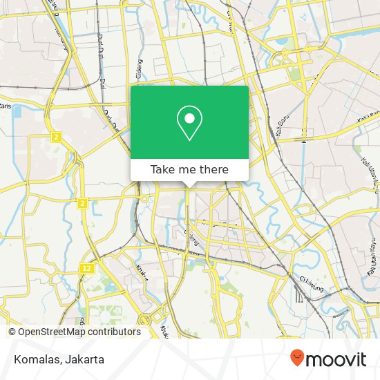 Komalas, Menteng 10350 map