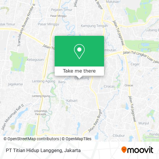 PT Titian Hidup Langgeng map