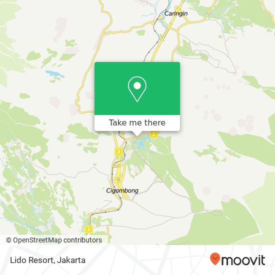 Lido Resort map