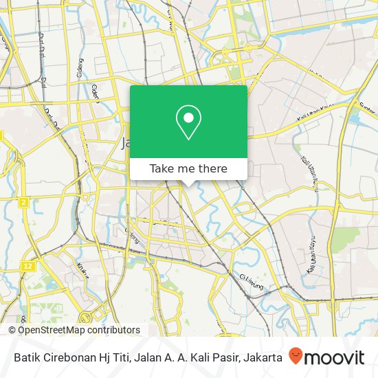 Batik Cirebonan Hj Titi, Jalan A. A. Kali Pasir map