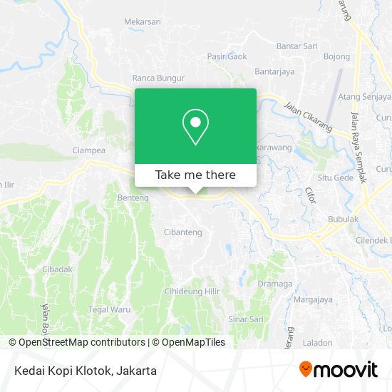 Kedai Kopi Klotok map