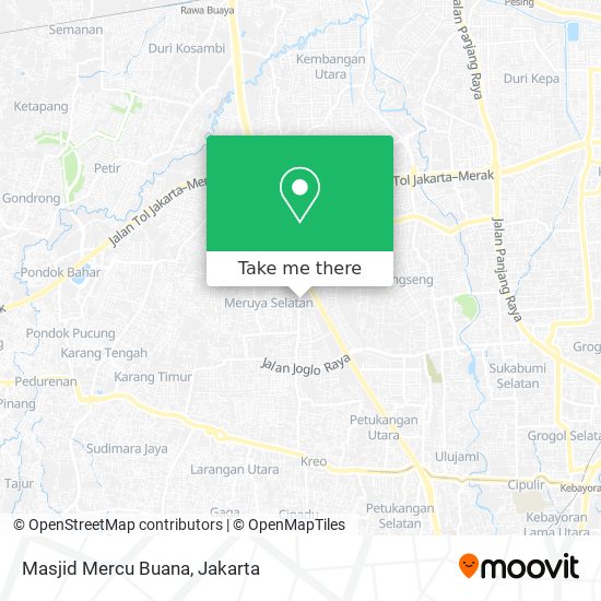 Masjid Mercu Buana map