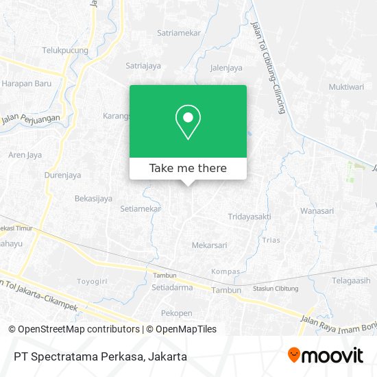 PT Spectratama Perkasa map