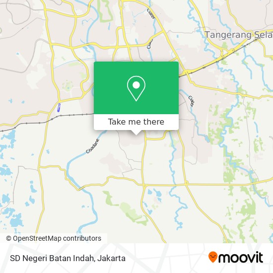 SD Negeri Batan Indah map