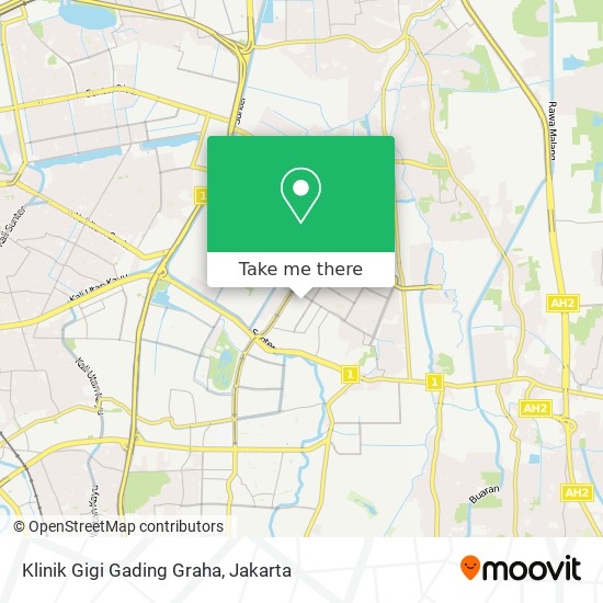 Klinik Gigi Gading Graha map