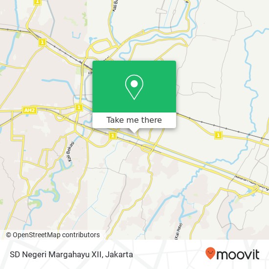 SD Negeri Margahayu XII, Jalan DPRD I map