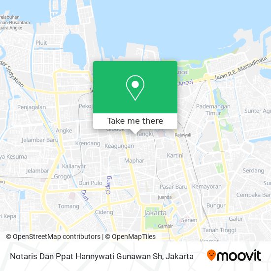 Notaris Dan Ppat Hannywati Gunawan Sh map