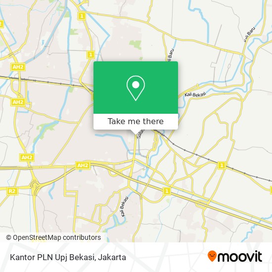Kantor PLN Upj Bekasi map