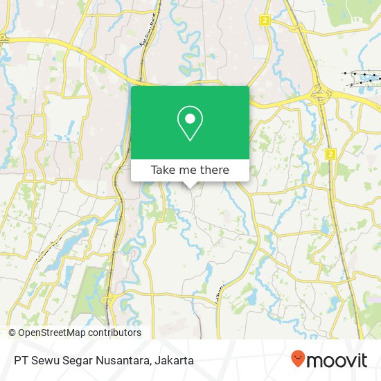 PT Sewu Segar Nusantara, Pasar Rebo 13780 map