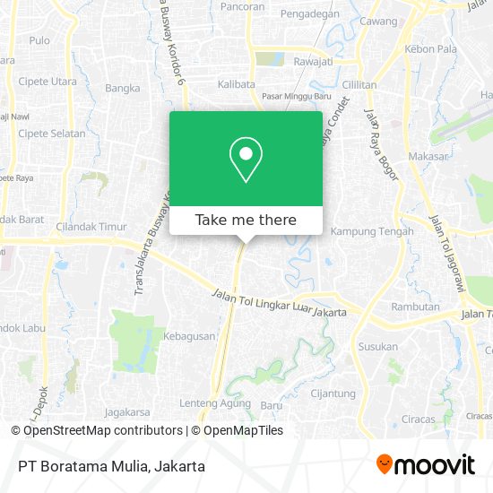 PT Boratama Mulia map