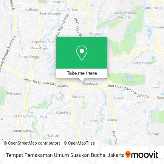 Tempat Pemakaman Umum Susukan Budha map