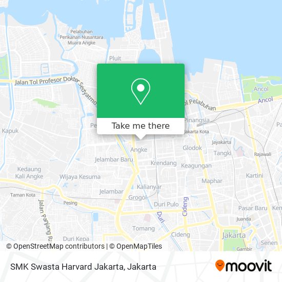 SMK Swasta Harvard Jakarta map