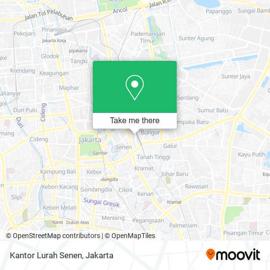 Kantor Lurah Senen map