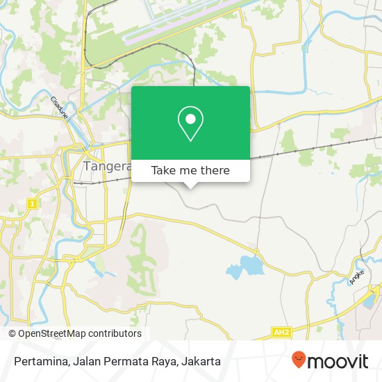 Pertamina, Jalan Permata Raya map