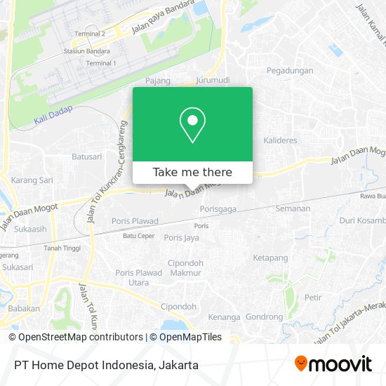 PT Home Depot Indonesia map